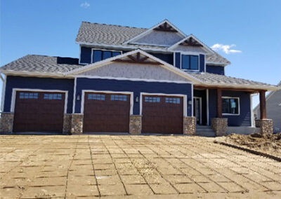 MARVIN WINDOW, THERMATRU ENTRY DOOR, jAMES HARDIE SIDING, CLOPAY OVERHEAD DOOR & ELDORADO STONE