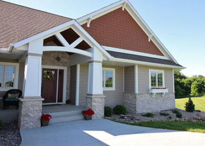 THERMATRU DOOR, MARVIN WINDOWS, LP SIDING, ELDORADO STONE & FYPON