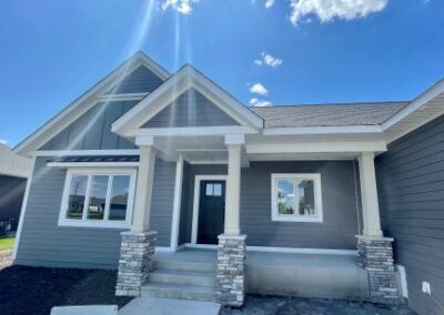 James Hardie Siding, Marvin Windows ThermaTru Door & Cultured Stone